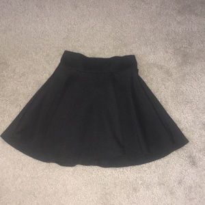 Black skater skirt